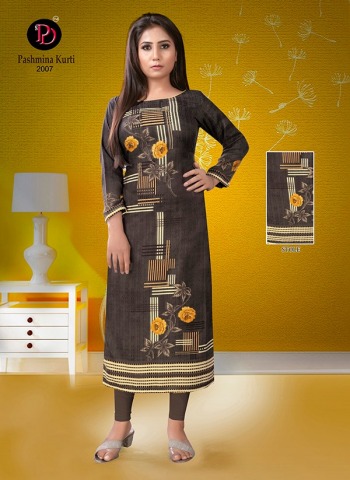 Poorvi Designer pashmina vol 2 Woollen kurtis catalog