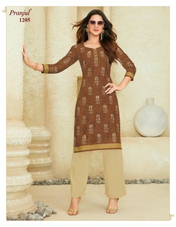 Pranjul Pari vol 2 Kurtis with Palazzo wholesaler