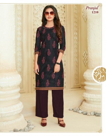 Pranjul Pari vol 2 Kurtis with Palazzo wholesaler