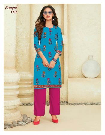 Pranjul Pari vol 2 Kurtis with Palazzo wholesaler