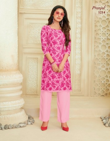 Pranjul Pari vol 2 Kurtis with Palazzo wholesaler