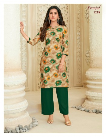 Pranjul Pari vol 2 Kurtis with Palazzo wholesaler