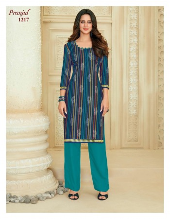 Pranjul Pari vol 2 Kurtis with Palazzo wholesaler