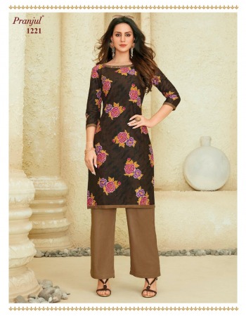 Pranjul Pari vol 2 Kurtis with Palazzo wholesaler