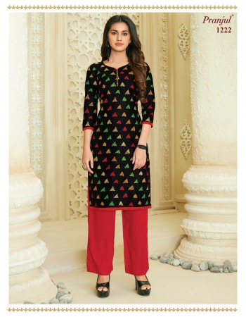 Pranjul Pari vol 2 Kurtis with Palazzo wholesaler