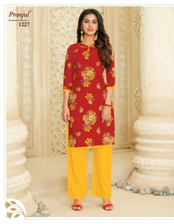 Pranjul Pari vol 2 Kurtis with Palazzo wholesaler