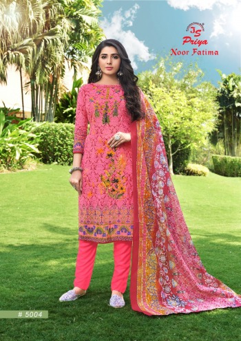 Priya Noor Fatima vol 5 Cotton Churidar dress material