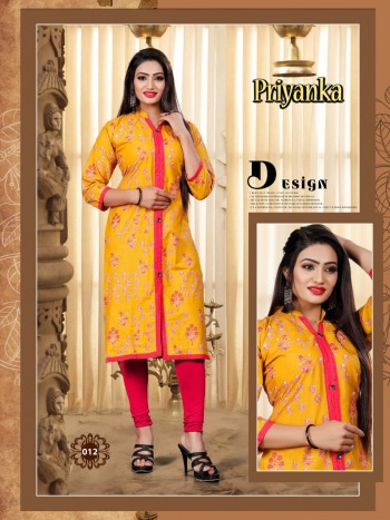 Priyanka Cotton daily wear kurtis Wholesale price