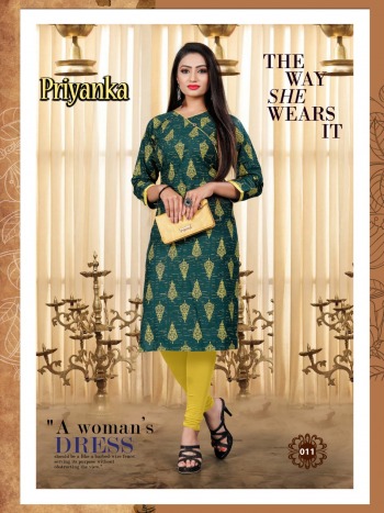 Priyanka Cotton daily wear kurtis Wholesale price