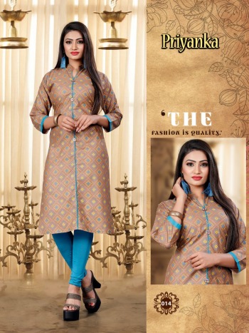 Priyanka Cotton daily wear kurtis Wholesale price