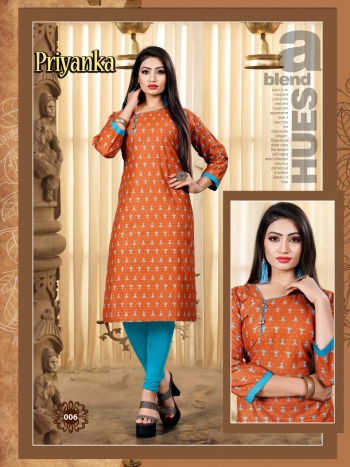 Priyanka Cotton daily wear kurtis Wholesale price