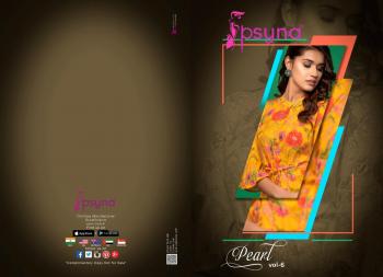 Psyna pearl vol 6 rayon party wear kurtis Wholesaler