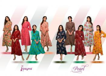 Psyna pearl vol 6 rayon party wear kurtis Wholesaler