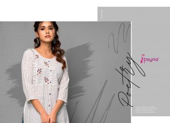 Psyna poetry vol 2 kurtis with Pant catalog