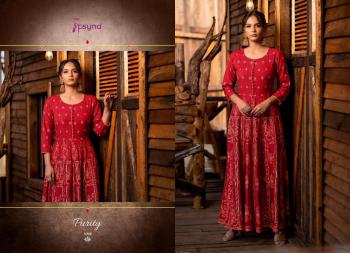 Psyna Purity vol 4 Rayon party wear kurtis wholesaler