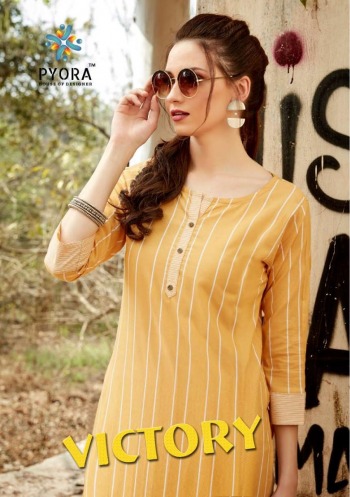 Pyora Victory vol 1 Cotton regular wear kurtis wholesaler