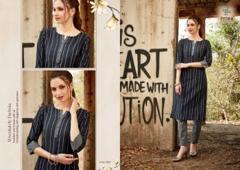 pyora Victory vol 1 handloom Cotton Kurtis with Pant catalog