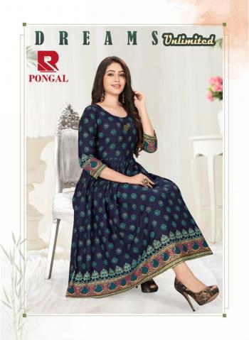 Raashi Pongal Rayon anarkali kurtis wholesaler