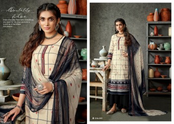 Radhika Azara Monsoon Collection lawn Cotton Dress material