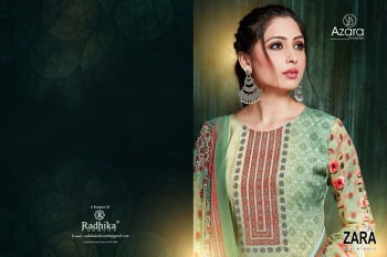 Radhika Azara Periwenkel crape Salwar Kameez wholesaler