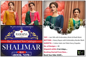 Ramaiya Shalimar Salwar kameez buy wholesale price