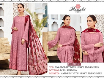 Ramsha R 305 Nx Georgette Pakistani Suits wholesaler