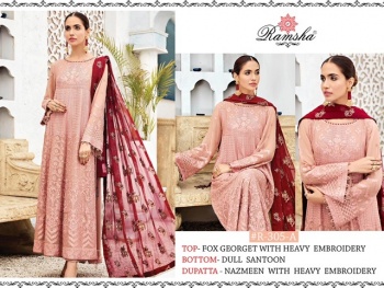 Ramsha R 305 Nx Georgette Pakistani Suits wholesaler