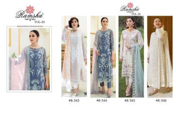 Ramsha vol 20 Pakistani Suits wholesaler