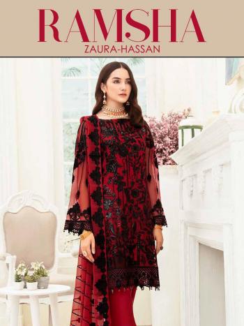 Ramsha zaura Hassan Pakistani Suits wholesaler