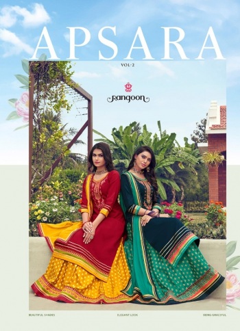 Rangoon Apsara vol 2 Jam Silk Wedding Readymade Suits catalog