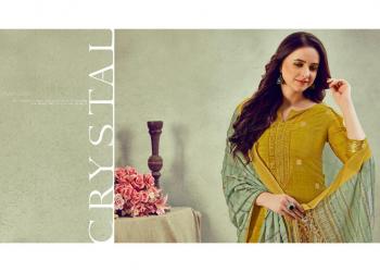 Rangoon Crystal Silk Jacquard Salwar Kameez wholesaler