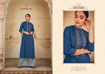 Rangoon Manjree Rayon kurtis with palazzo wholesaler