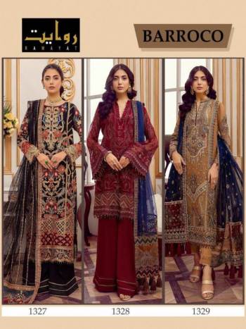 Rawayat-Barocco-georgette-Pakistani-Suits-catalog-wholesaler-3