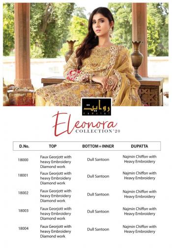 Rawayat Eleonora Collection 20 Pakistani Suits wholesaler