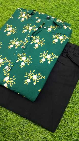 Rayon Cotton kurtis with Palazzo wholesaler