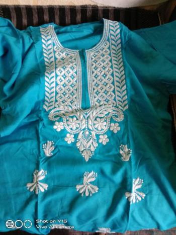 Rayon Embroidered Daily wear Kurtis wholesaler