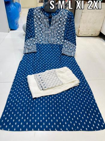 Rayon jaipuri Kurtis with palazzo buy wholesale rate