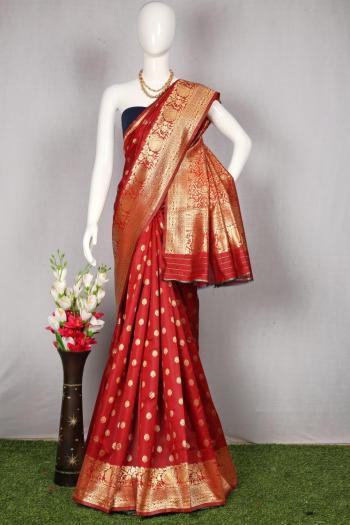 Rich lichi Silk Jacquard Weaving Saree wholesale Price