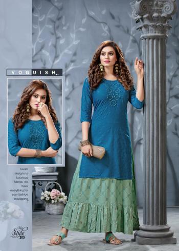 Ridhi New Style vol 2 Kurtis with Skirt catalog wholesaler