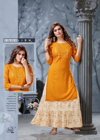 Ridhi New Style vol 2 Kurtis with Skirt catalog wholesaler