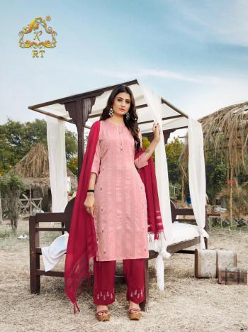 Rijiya Trendz Vasant Kurtis with Palazzo and Dupatta