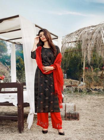 Rijiya Trendz Vasant Kurtis with Palazzo and Dupatta