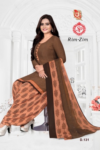 RIm Zim leon crape punjabi dress Material