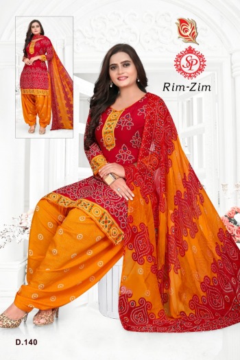 RIm Zim leon crape punjabi dress Material