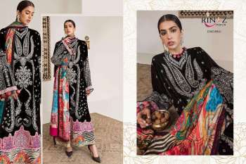 Rinaz Fashion Black Coin Cambric Cotton Pakistani Suits wholesaler