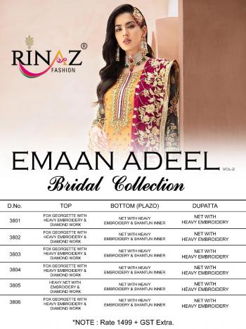 Rinaz Fashion Emaan Adeel vol 2 Pakistani Suits