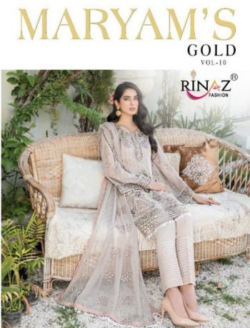 Rinaz fashion Maryams Gold Pakistani Suits catalog