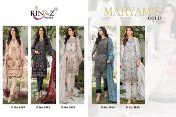 Rinaz fashion Maryams Gold Pakistani Suits catalog