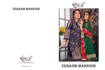 Rinaz fashion Zebaish Mahnoor Georgette Pakistani Suits Catalog