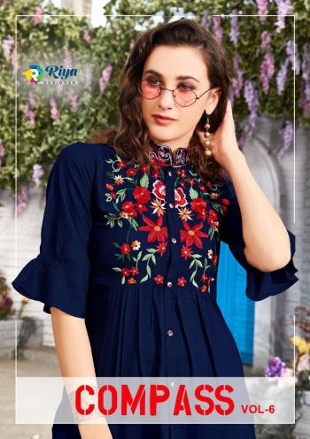 Riya Designer Compass vol 6 Western tops Wholesaler